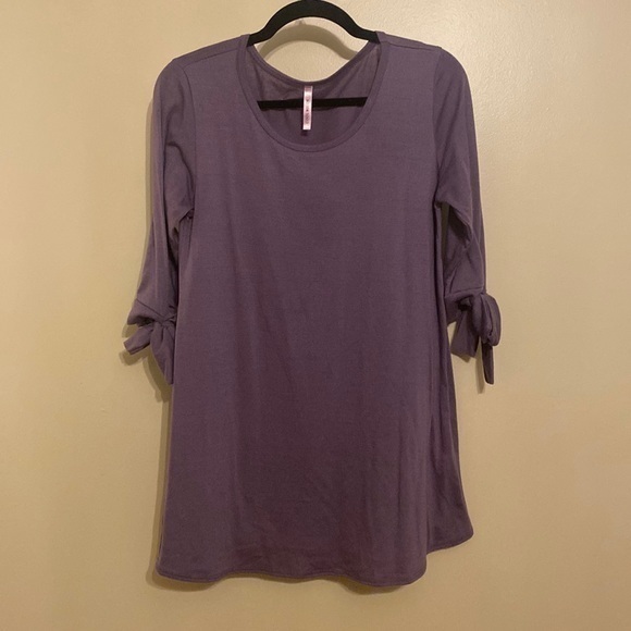 Cool Melon Tops - 💜"Cool Melon" Super Comfortable Purple 3/4 Sleeve Tee